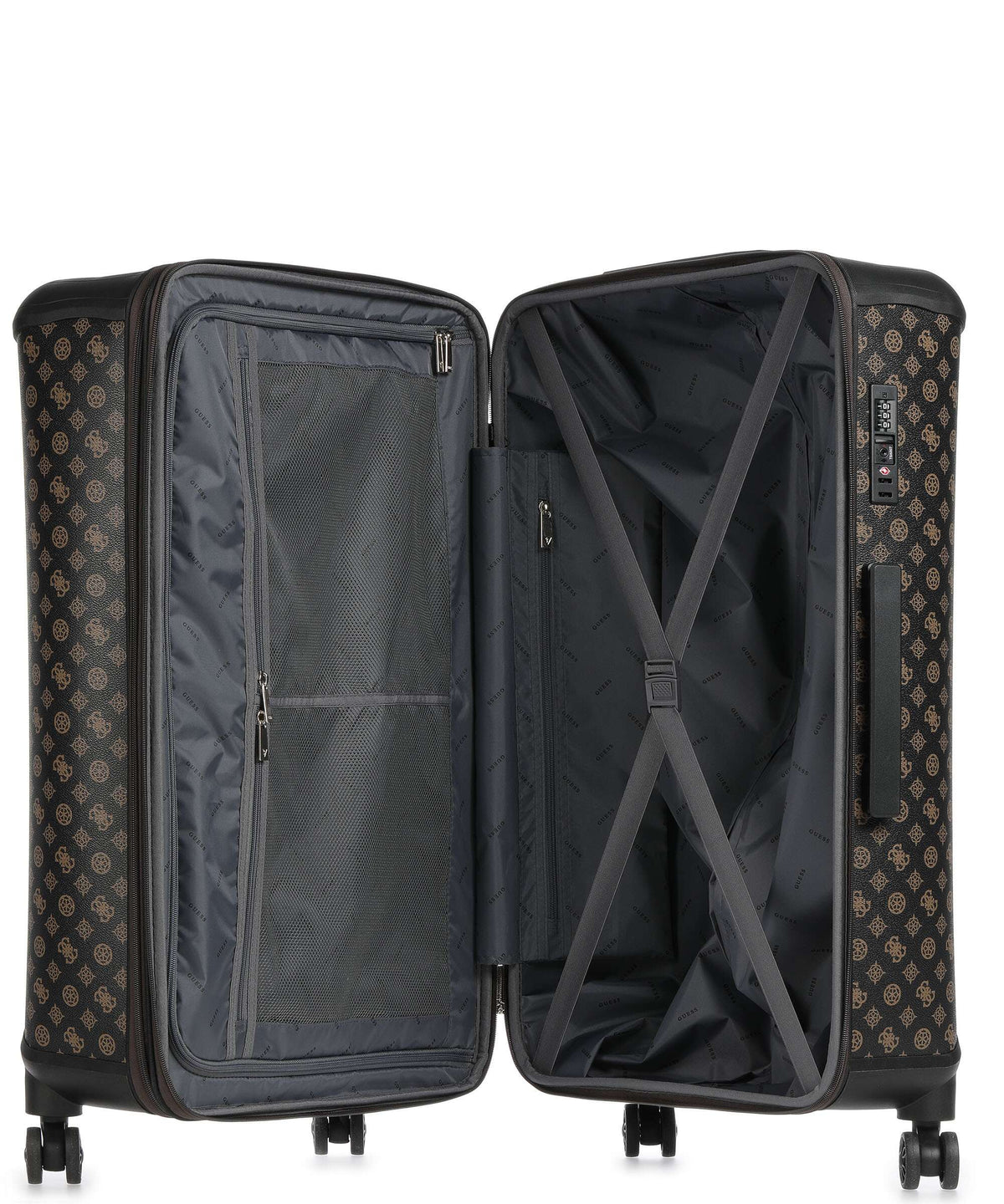 Guess Wilder Spinner (4 wheels) brown