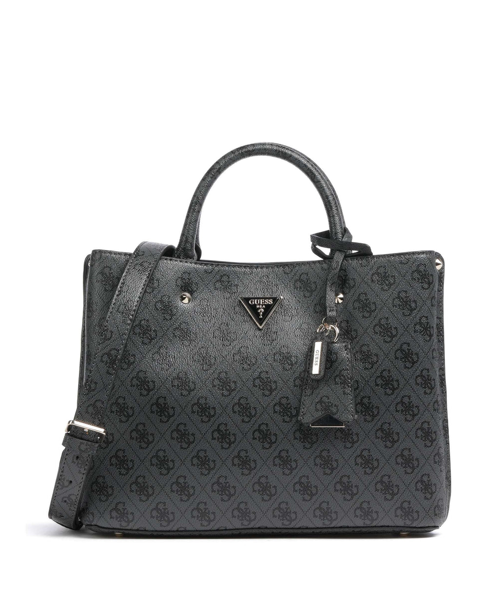 Guess Meridian Handbag coal logo