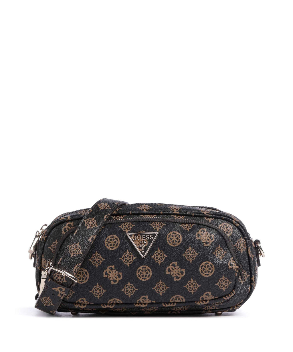 Guess Power Play Crossbody bag mocha logo