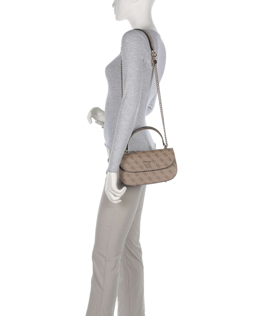 Guess Erica Shoulder bag latte logo