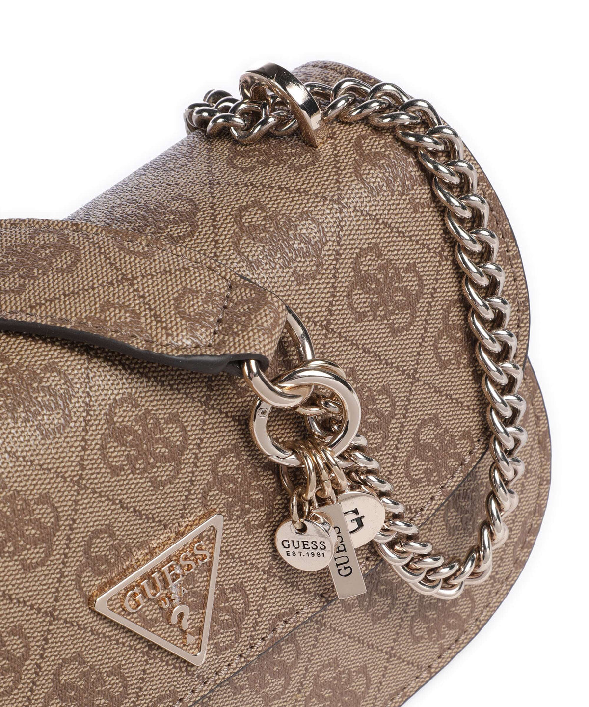 Guess Erica Shoulder bag latte logo