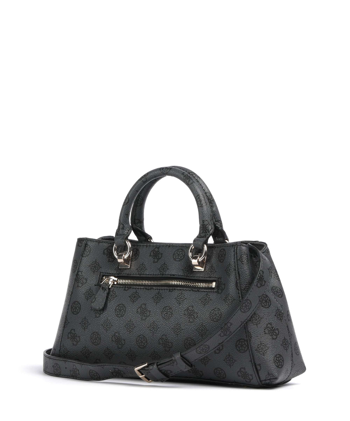 Guess Evelune Handbag charcoal logo