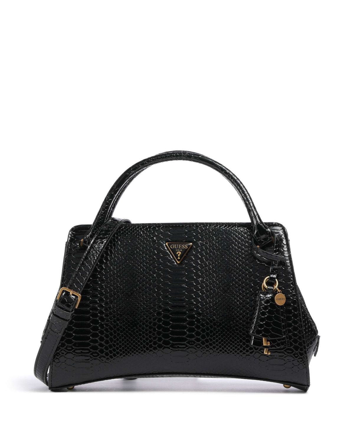 Guess Annita Python Handbag black