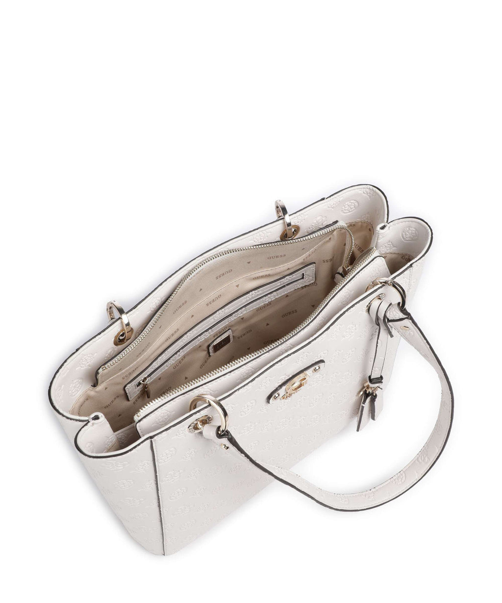 Guess Gerty Peony Tote bag offwhite