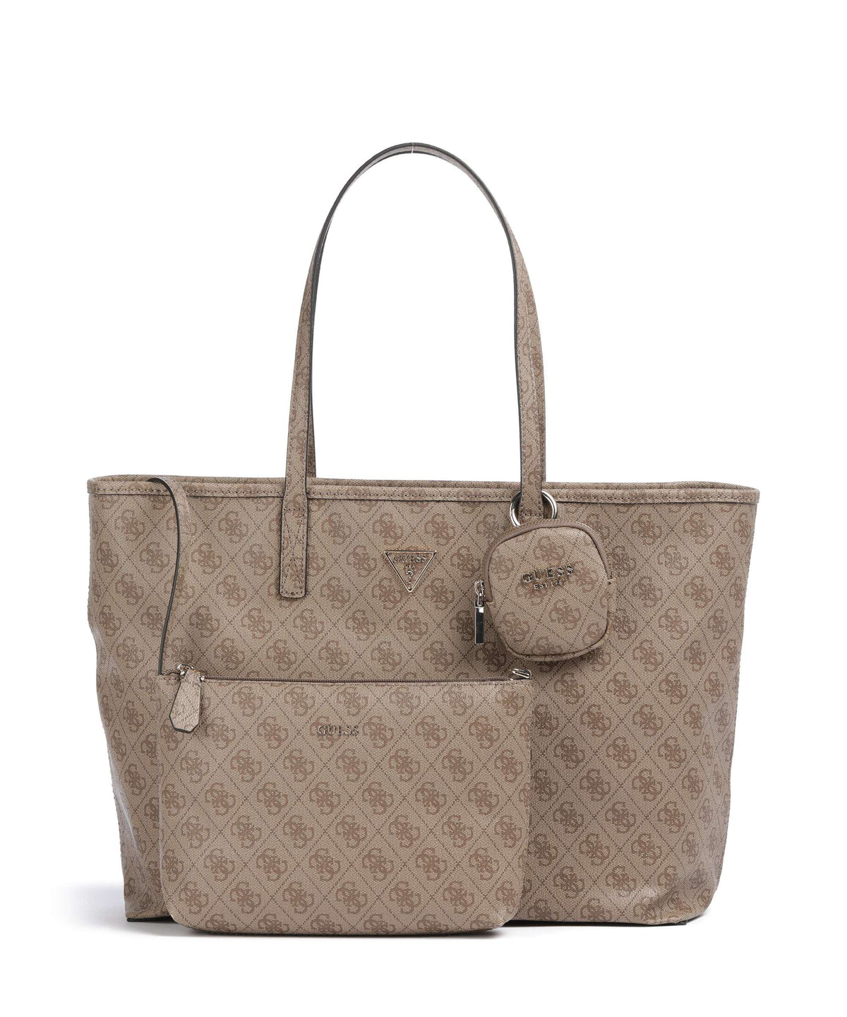 Guess Power Play Tote bag latte logo