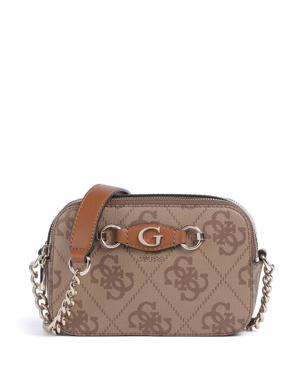 Guess Izzy Crossbody bag latte logo