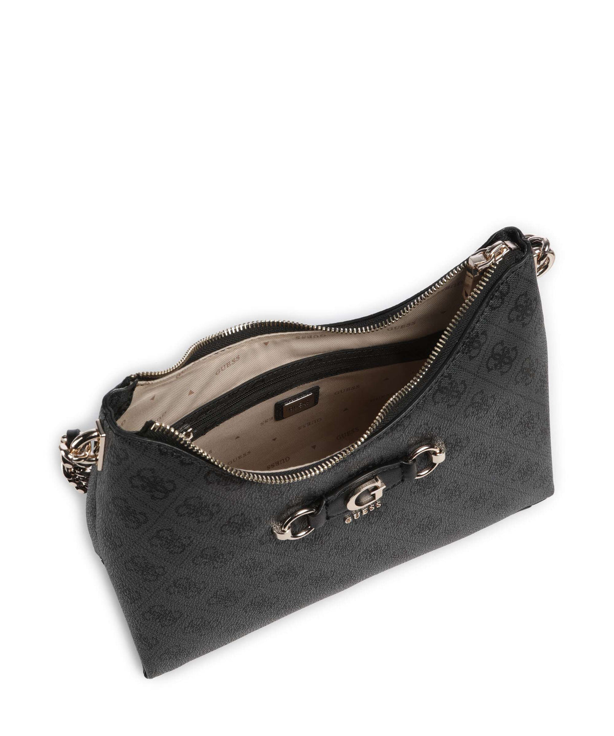 Guess Izzy Shoulder bag coal logo