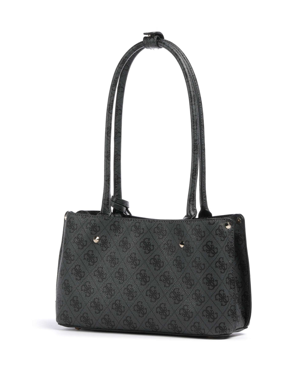 Guess Meridian 4G Logo Shoulder bag coal logo