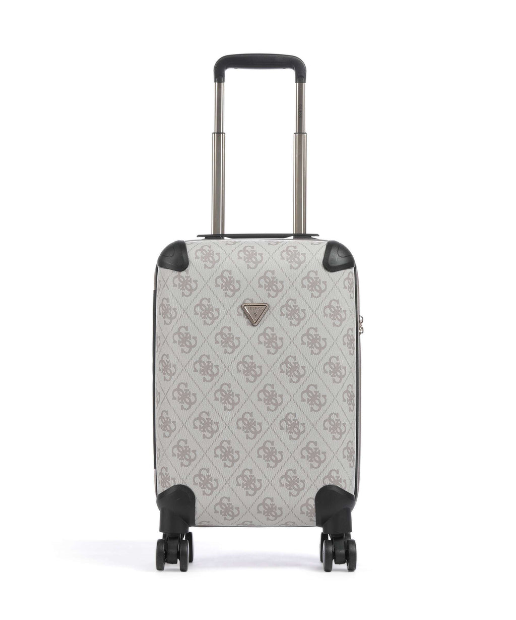 Guess Berta 4G Logo Spinner (4 wheels) dark taupe logo