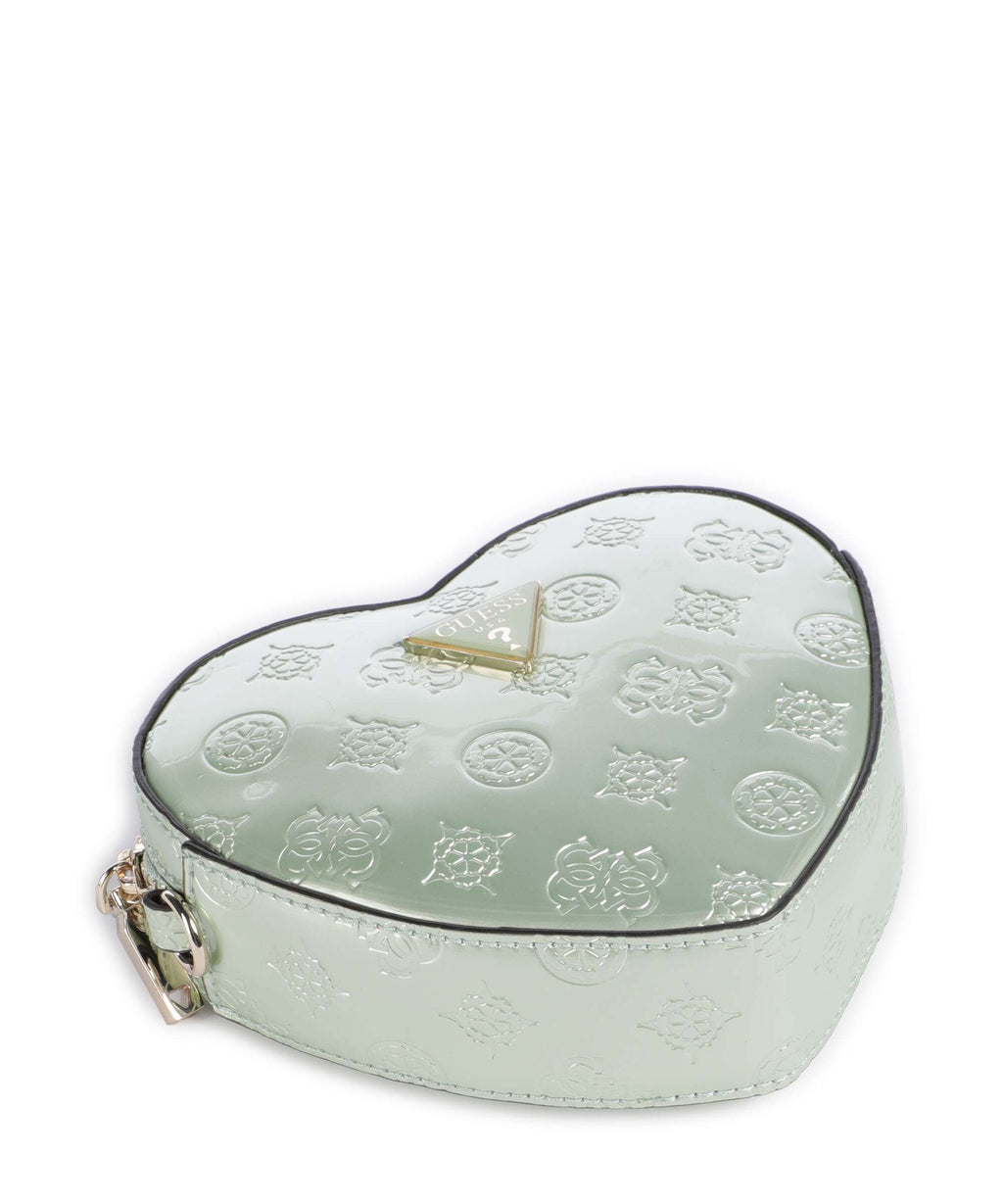 Guess Arnela Crossbody bag celadon logo