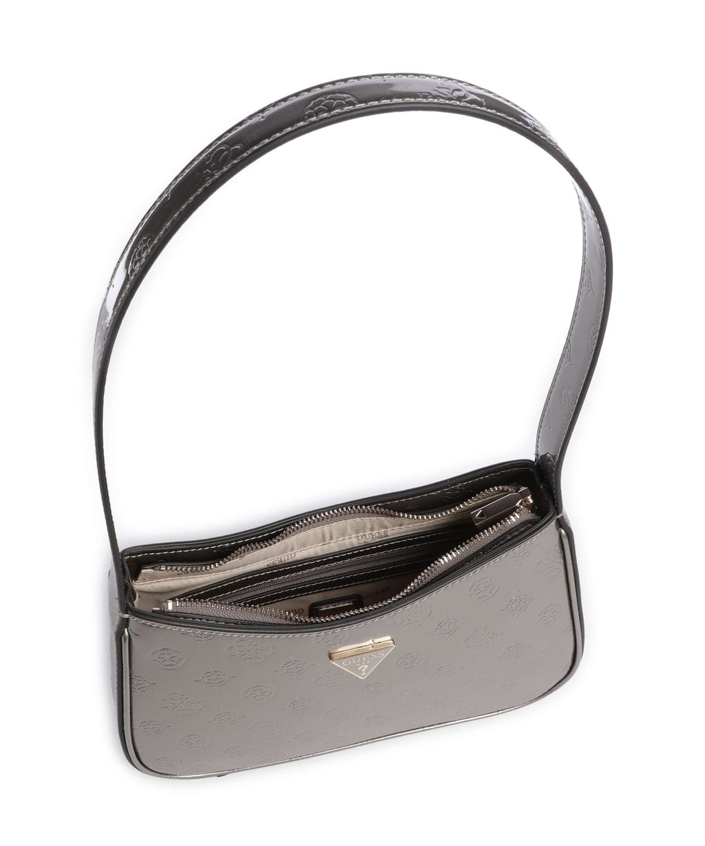 Guess Arnela Shoulder bag pewter logo