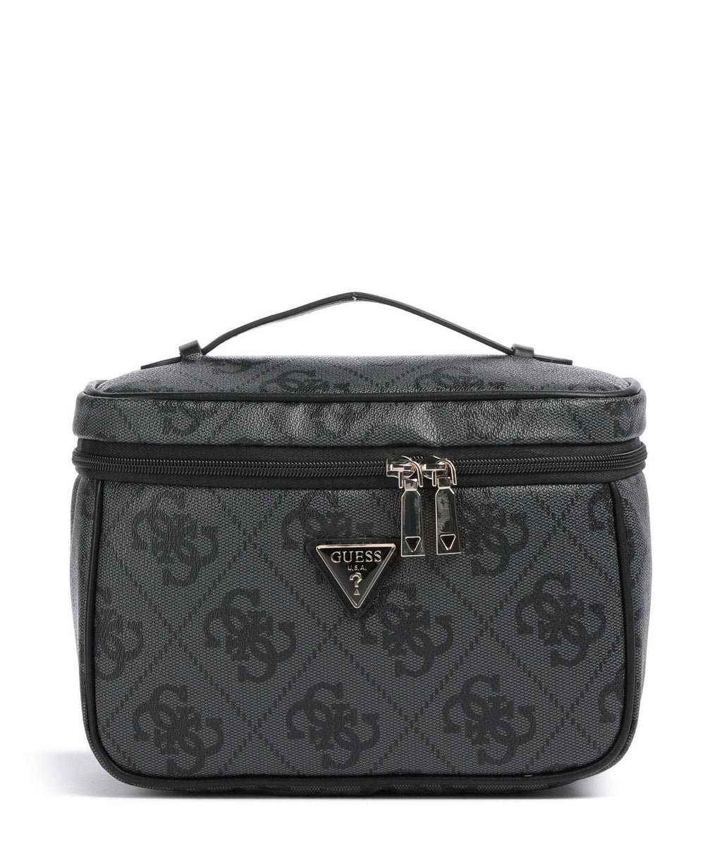 Guess Berta 4G Logo Toiletry bag coal logo