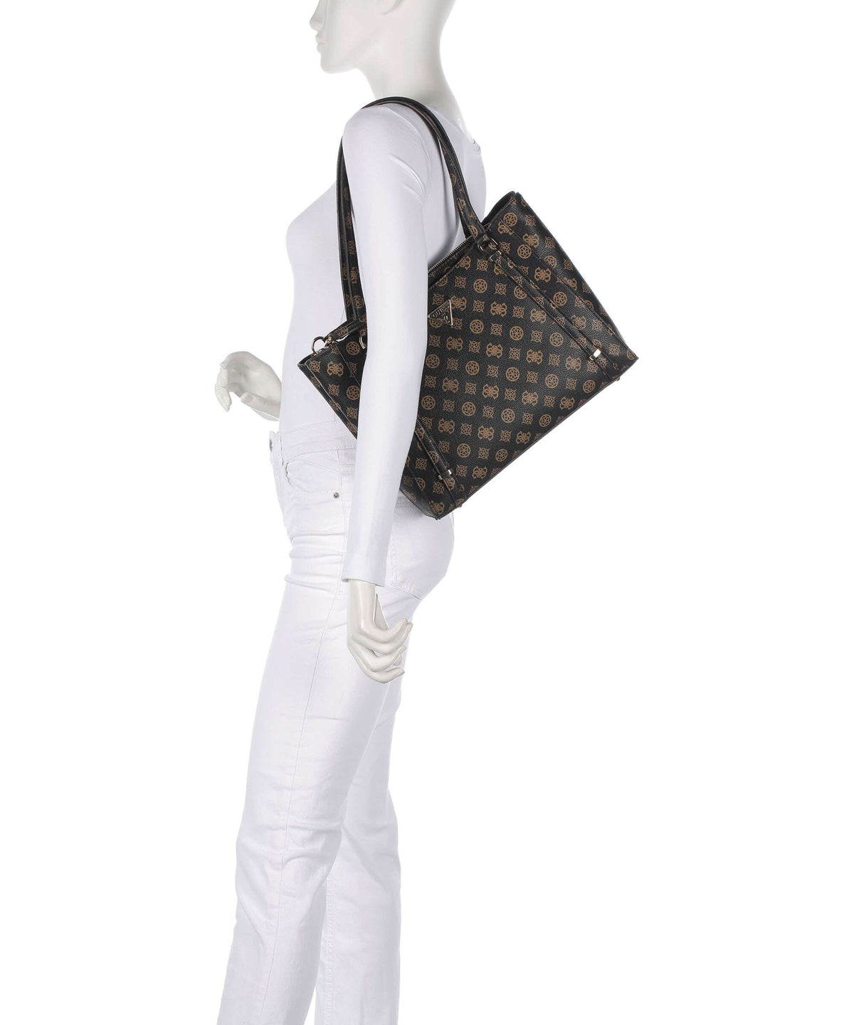Guess Erica Tote bag mocha logo