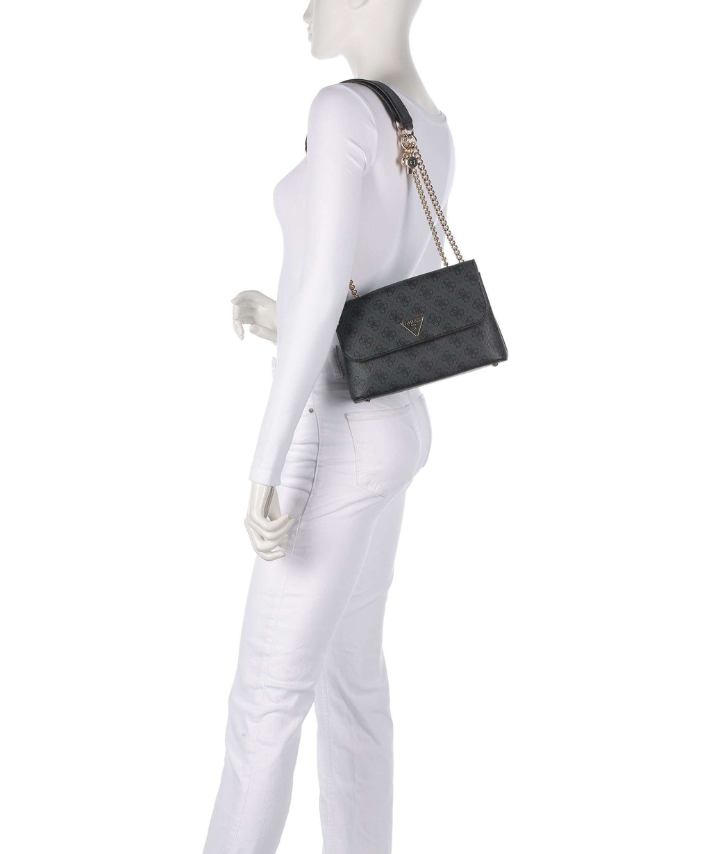 Guess Erica Shoulder bag coal logo