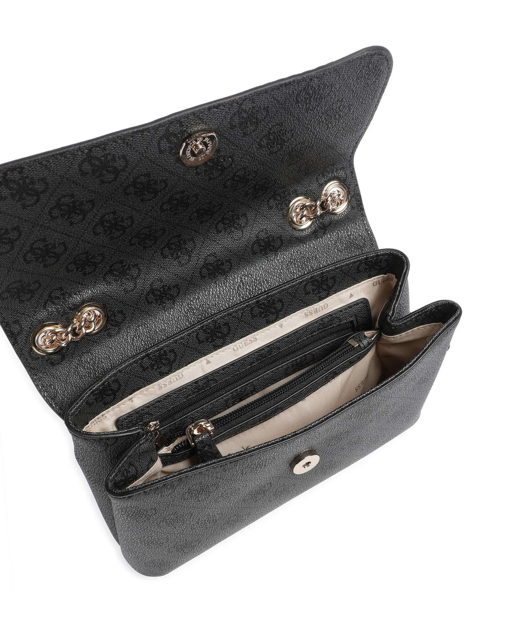 Guess Erica Shoulder bag coal logo