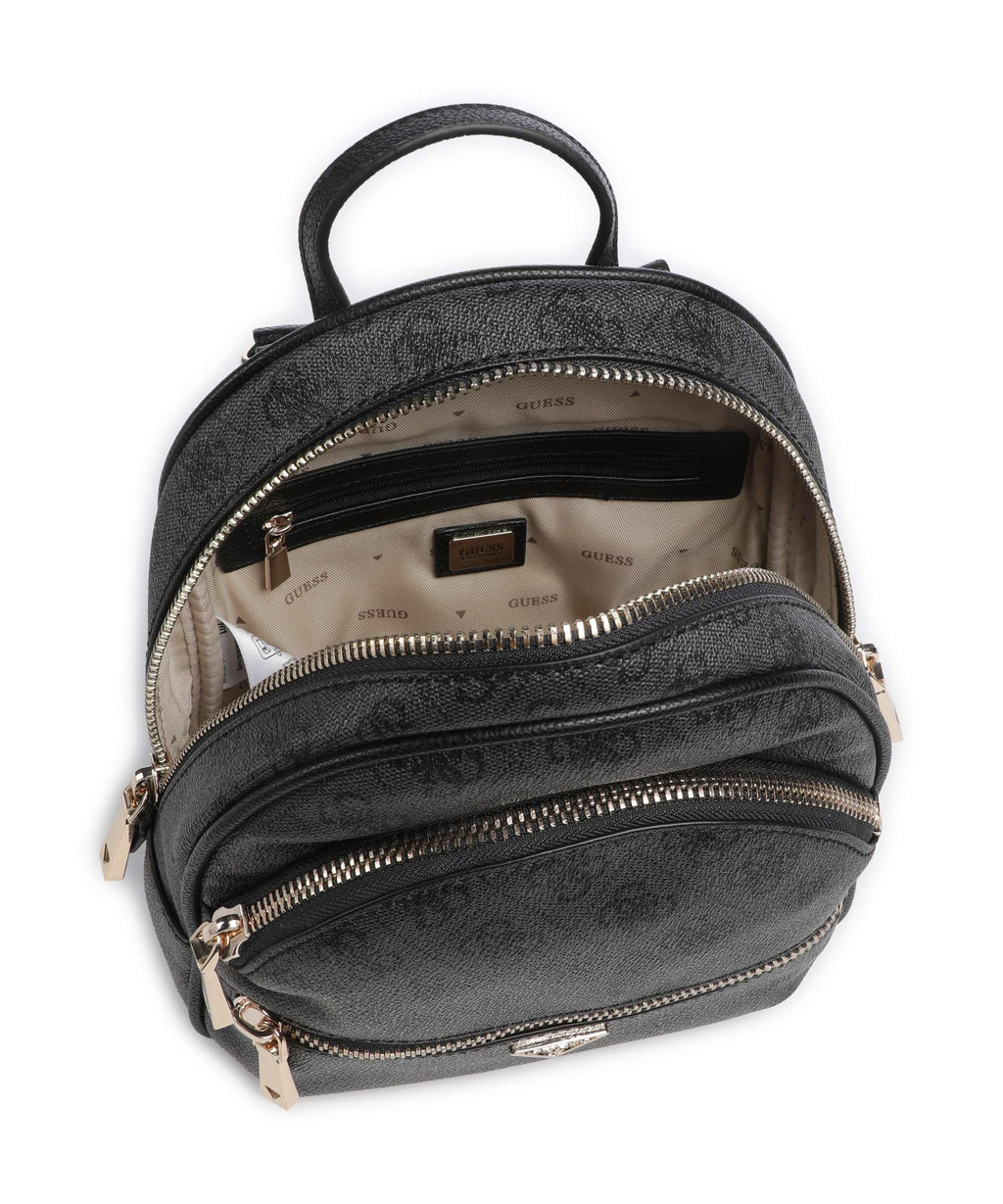Guess Manhattan II Backpack coal logo