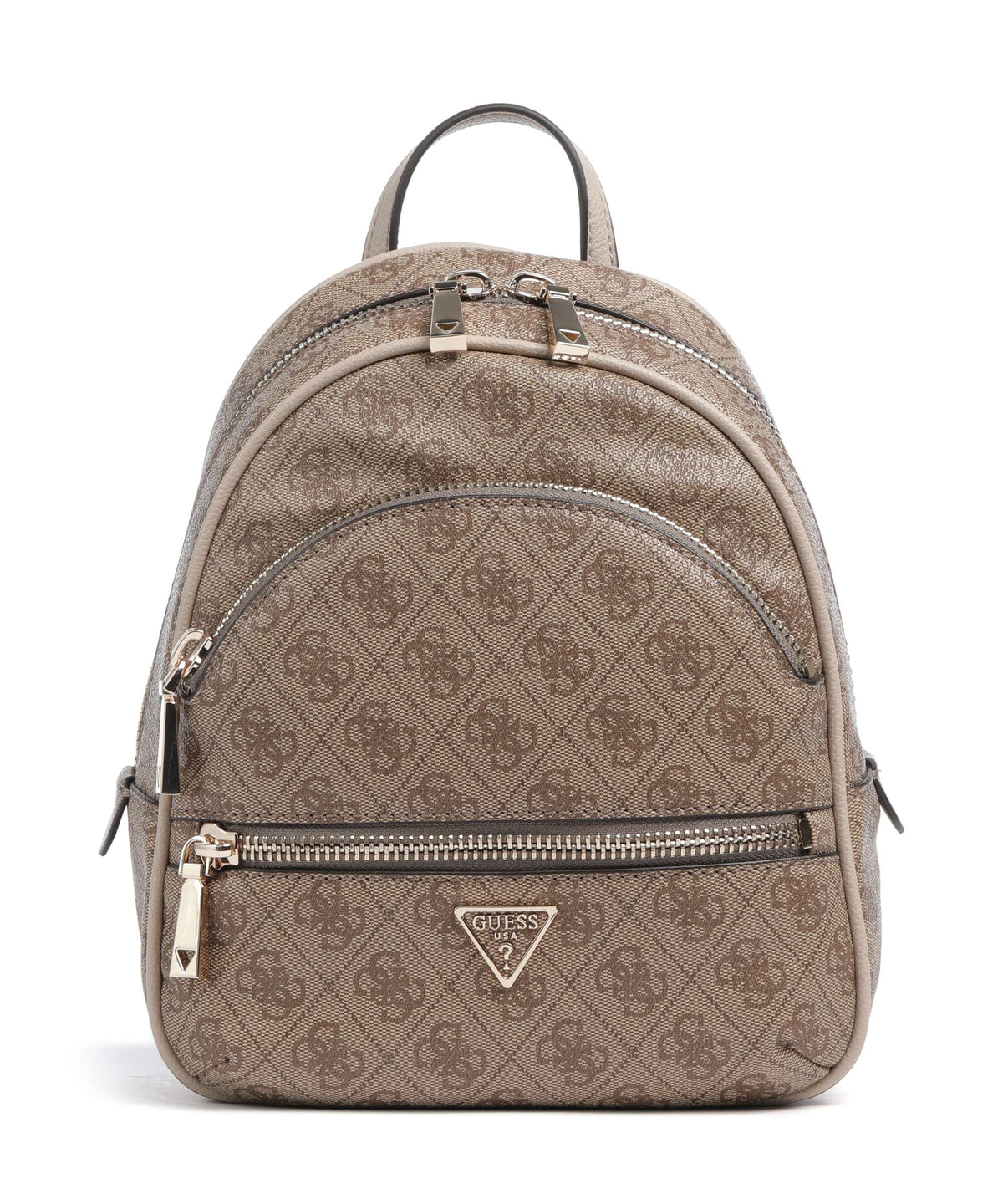 Guess Manhattan II Backpack latte logo