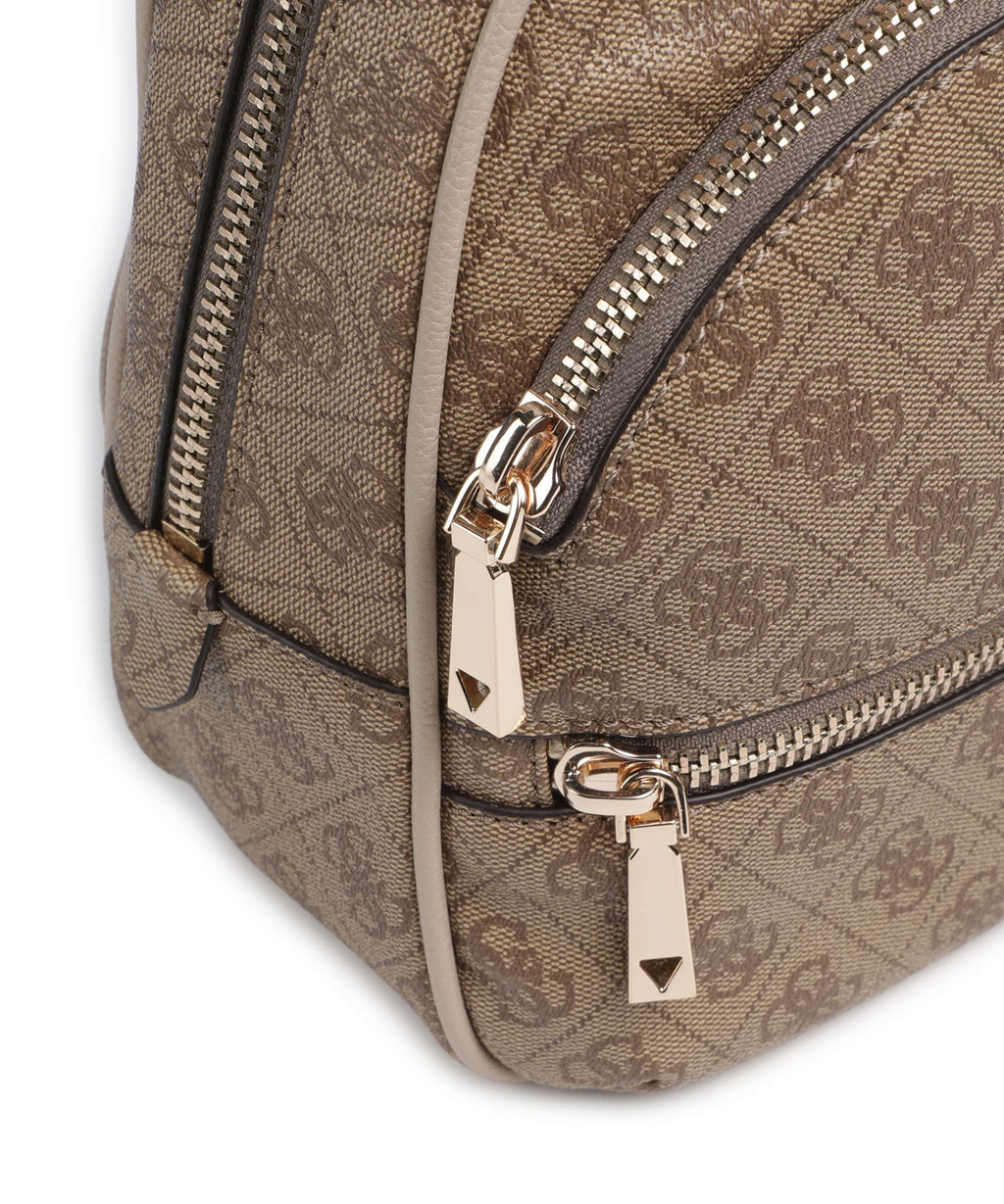 Guess Manhattan II Backpack latte logo