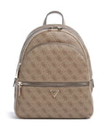 Guess Manhattan II Large Backpack latte logo