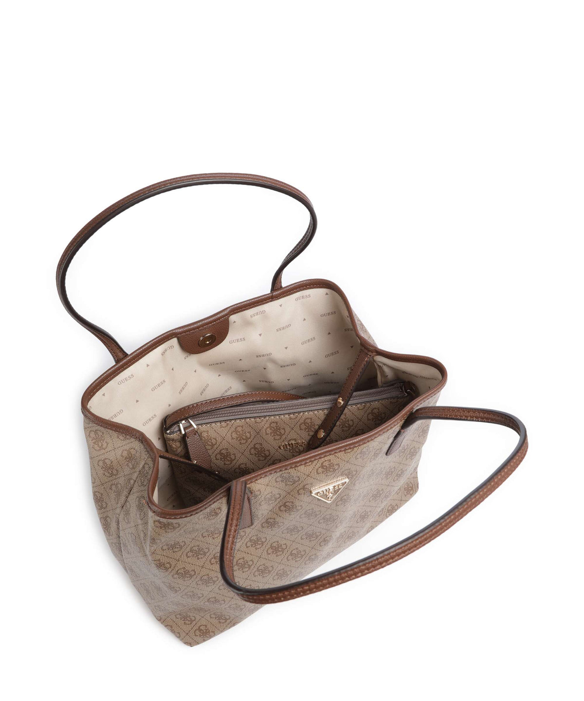 Guess Victtoria Tote bag latte logo/brown