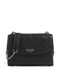 Guess Phoebe Peony Debossed Shoulder bag black logo