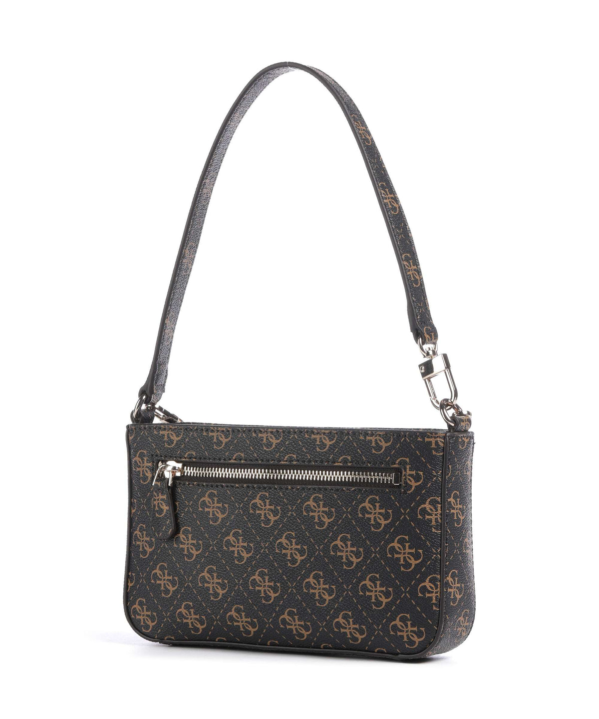 Guess Noelle Q Logo Shoulder bag brown logo