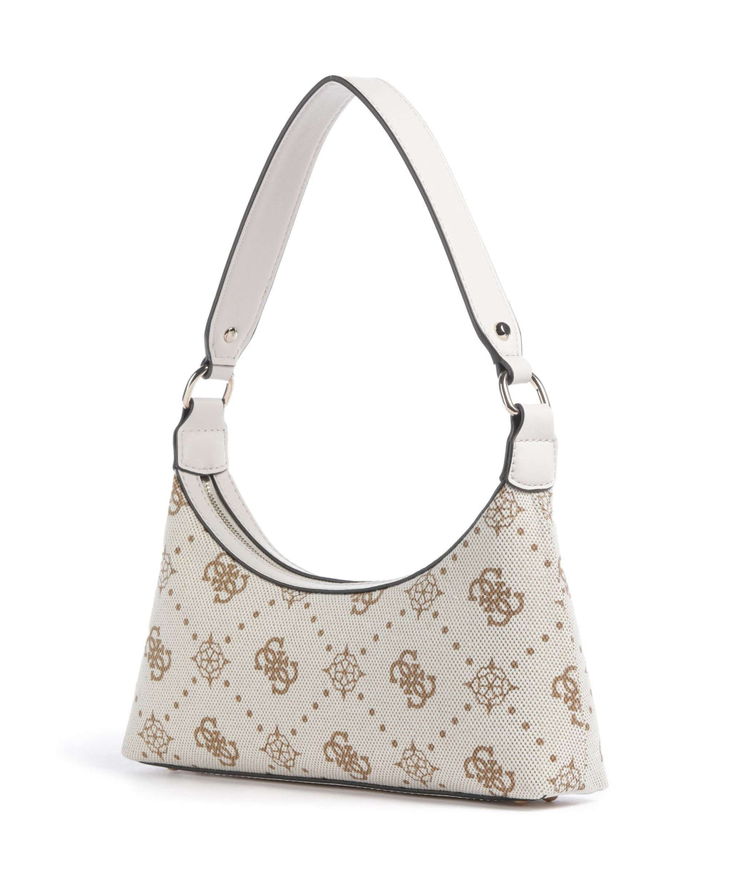 Guess Neda 4G Peony Logo Shoulder bag offwhite logo