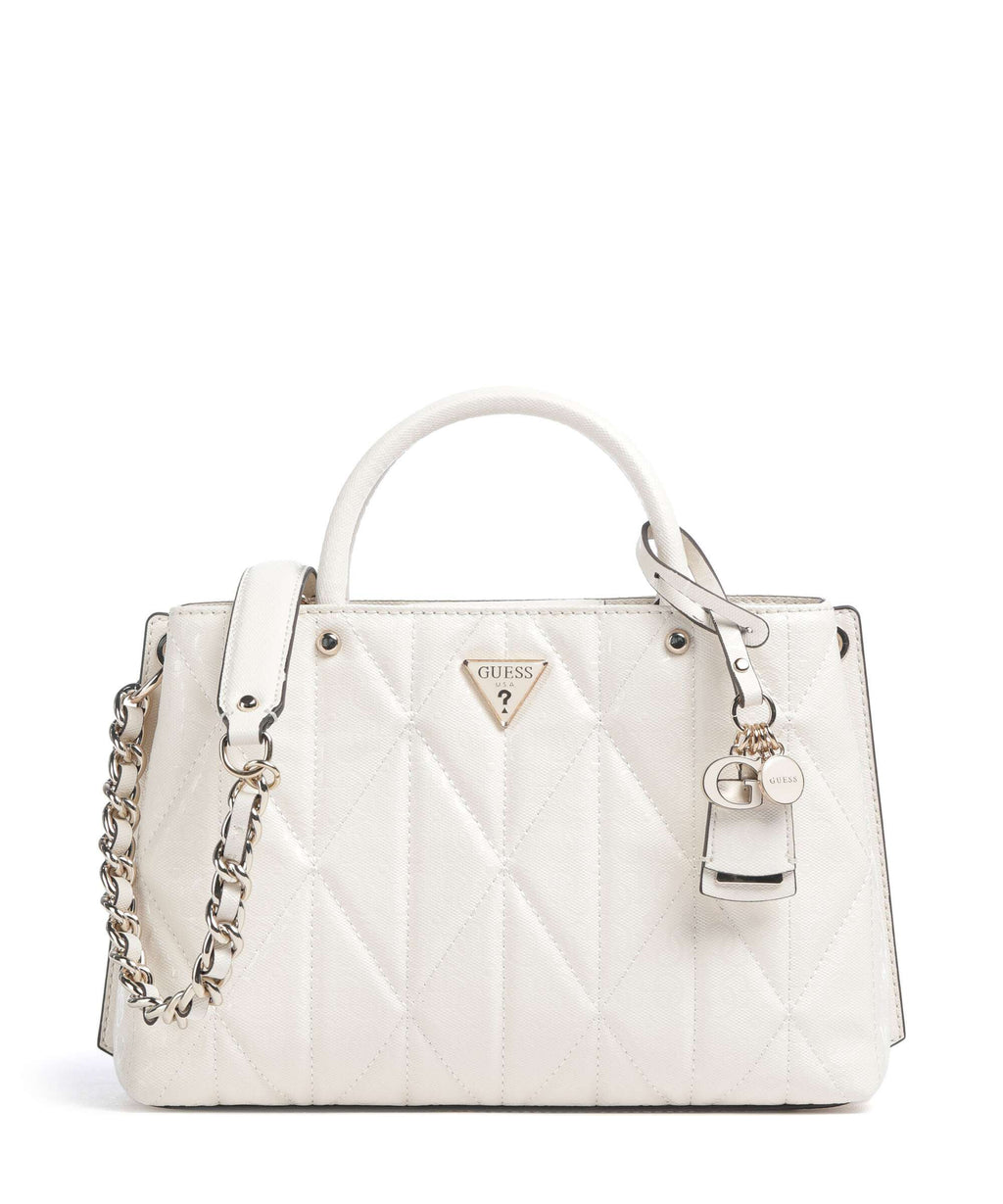 Guess Aldina G-Shine Handbag offwhite