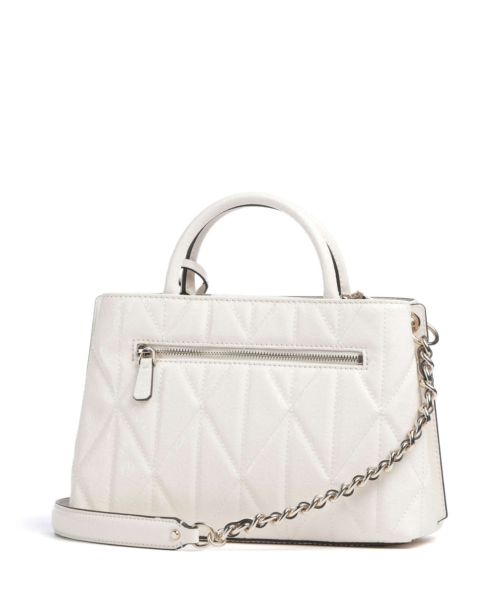 Guess Aldina G-Shine Handbag offwhite