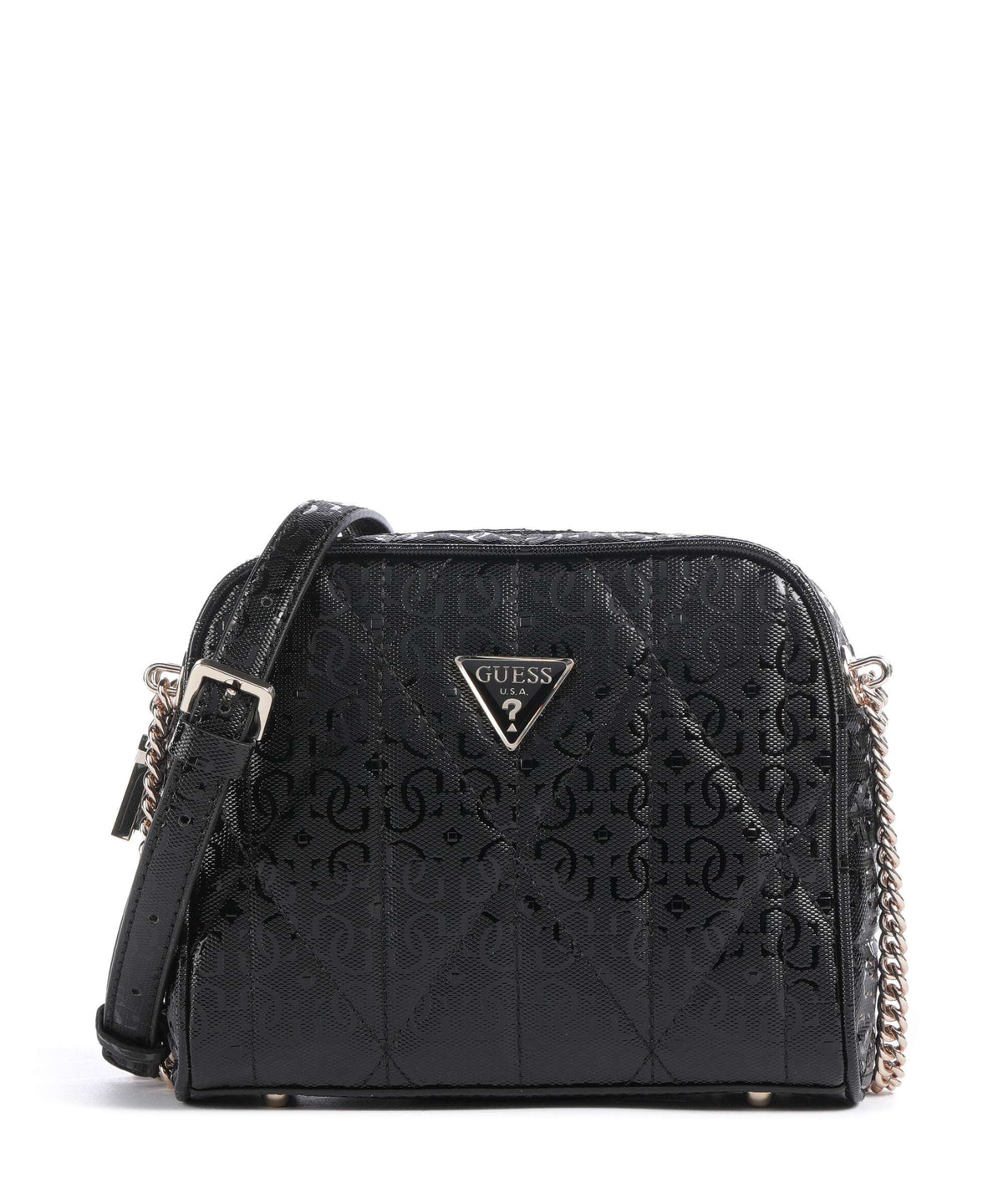 Guess Aldina G-Shine Crossbody bag black