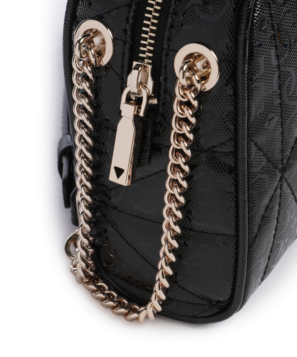 Guess Aldina G-Shine Crossbody bag black