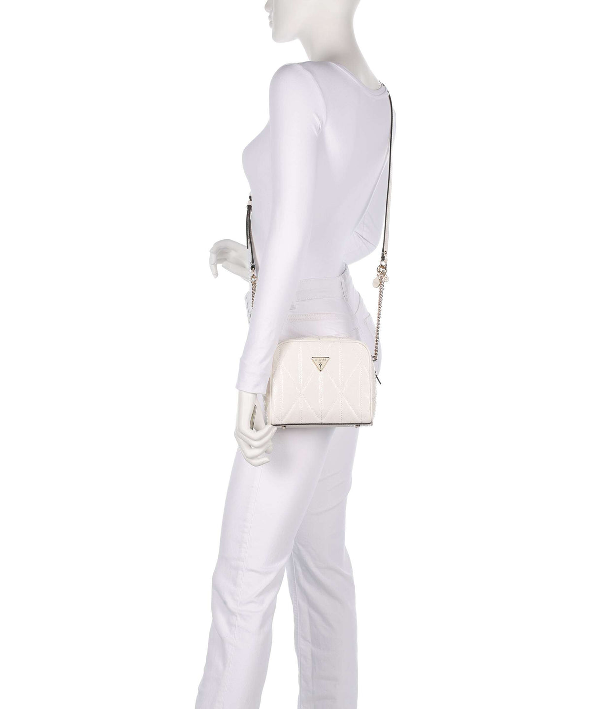 Guess Aldina G-Shine Crossbody bag offwhite