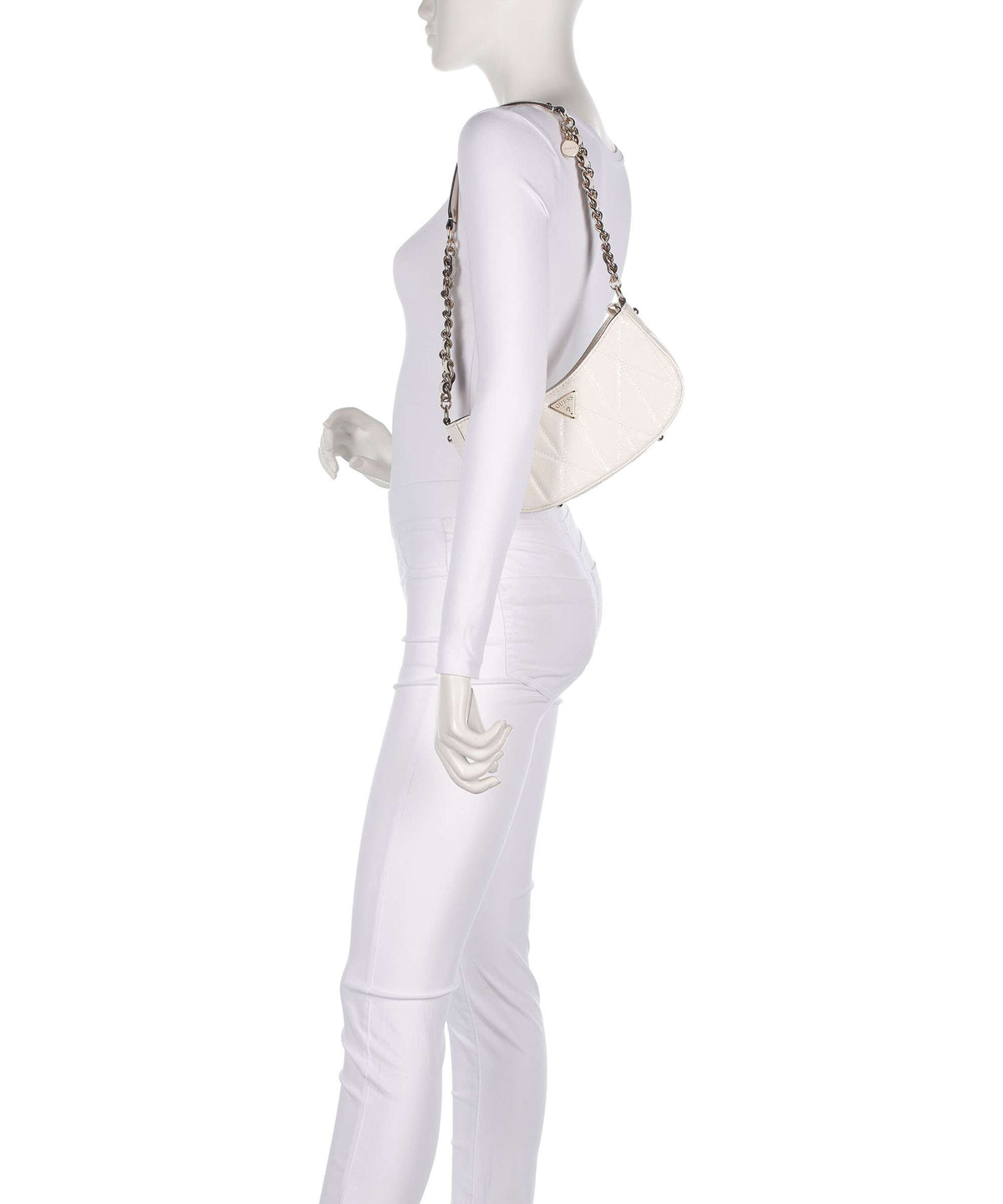 Guess Aldina G-Shine Shoulder bag offwhite