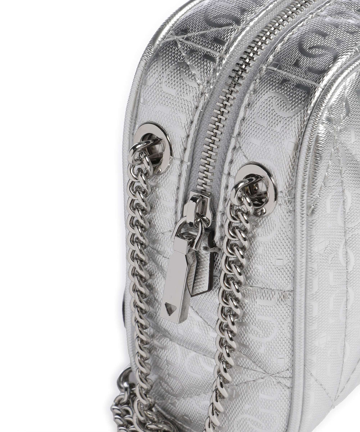 Guess Aldina G-Shine Crossbody bag silver