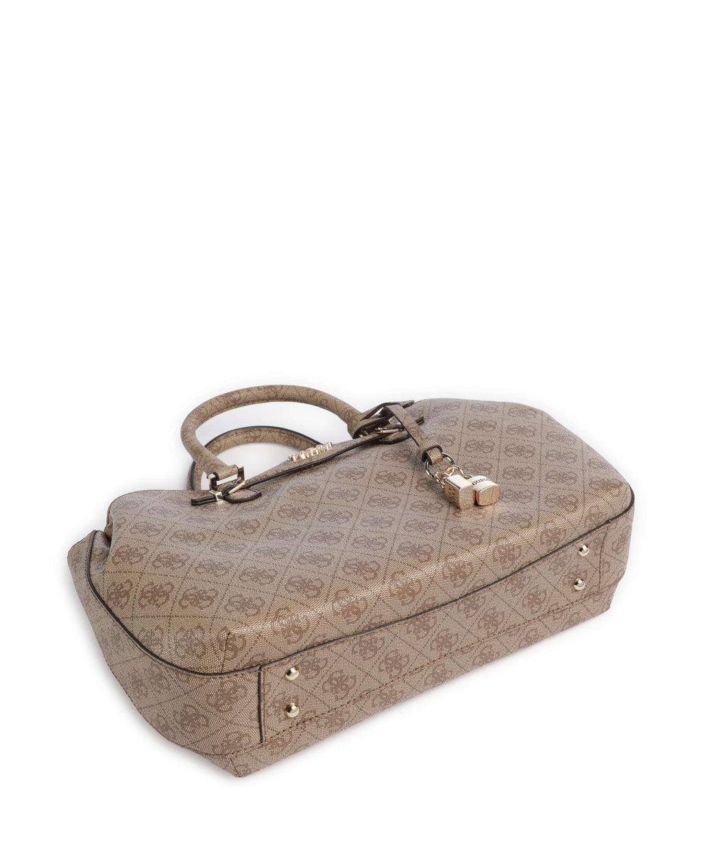 Guess Katya 4G Logo Handbag latte logo
