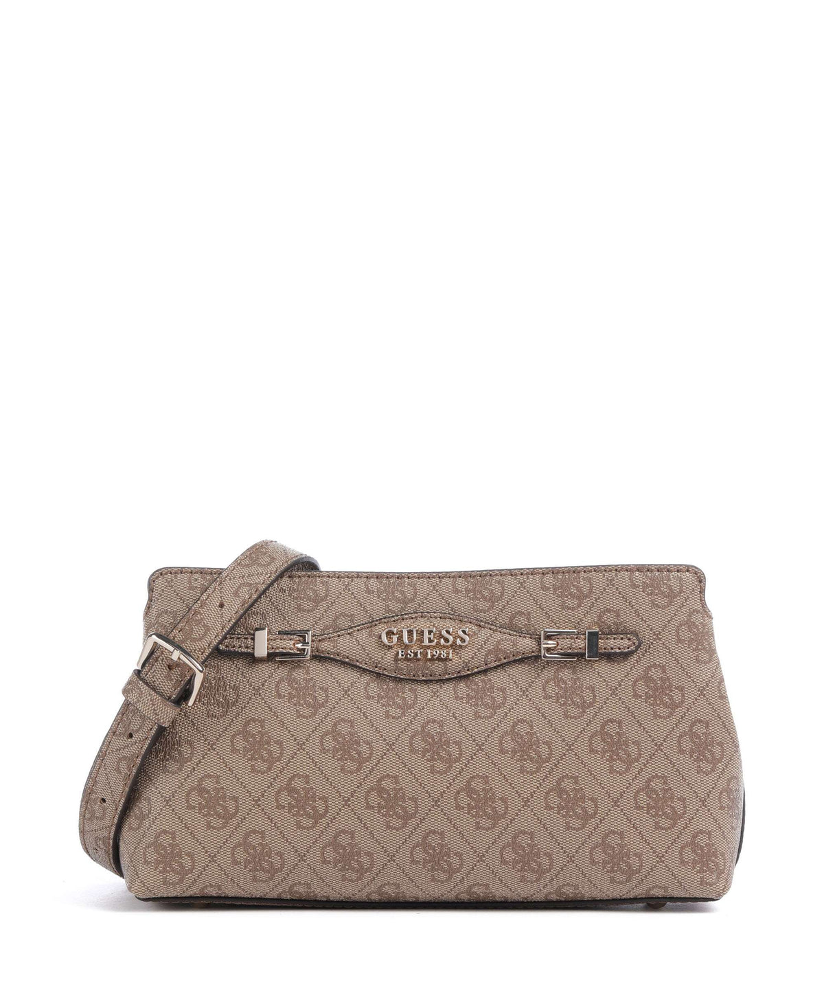 Guess Katya 4G Logo Crossbody bag latte logo