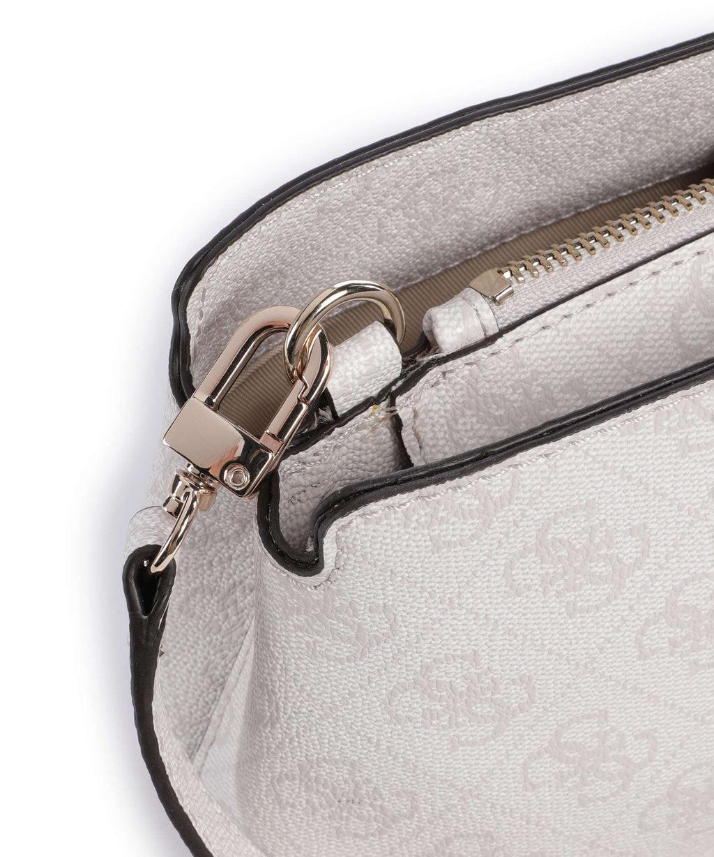 Guess Katya 4G Logo Crossbody bag white logo