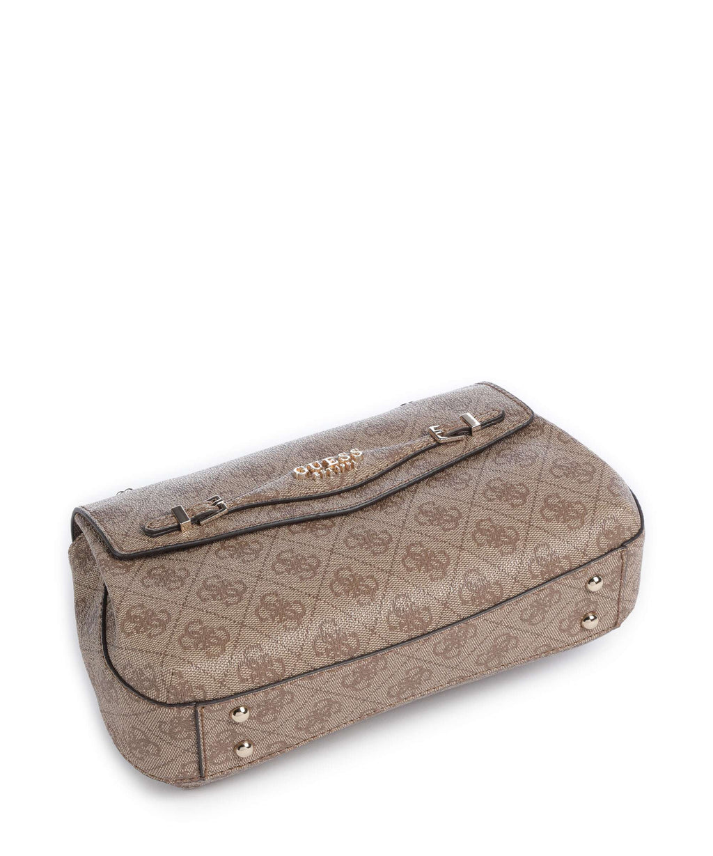 Guess Katya 4G Logo Shoulder bag latte logo