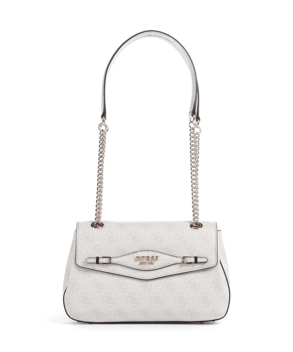Guess Katya 4G Logo Shoulder bag white logo