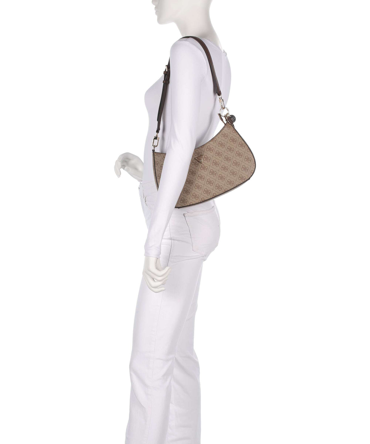 Guess Noelle Shoulder bag latte logo/brown