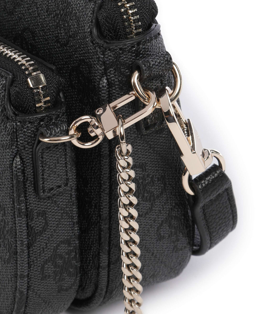 Guess Noelle 4G Logo Shoulder bag coal logo