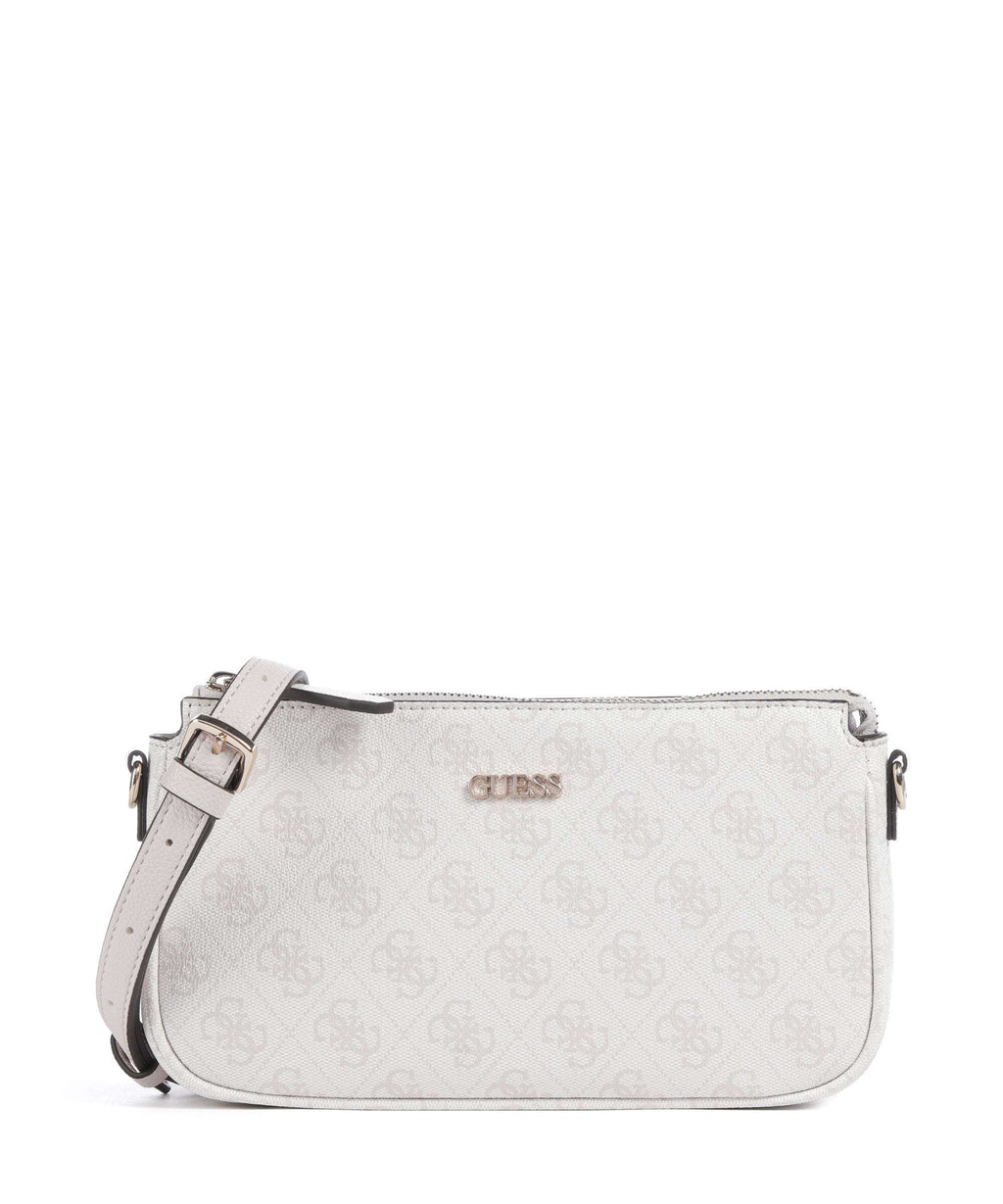 Guess Noelle 4G Logo Shoulder bag white logo