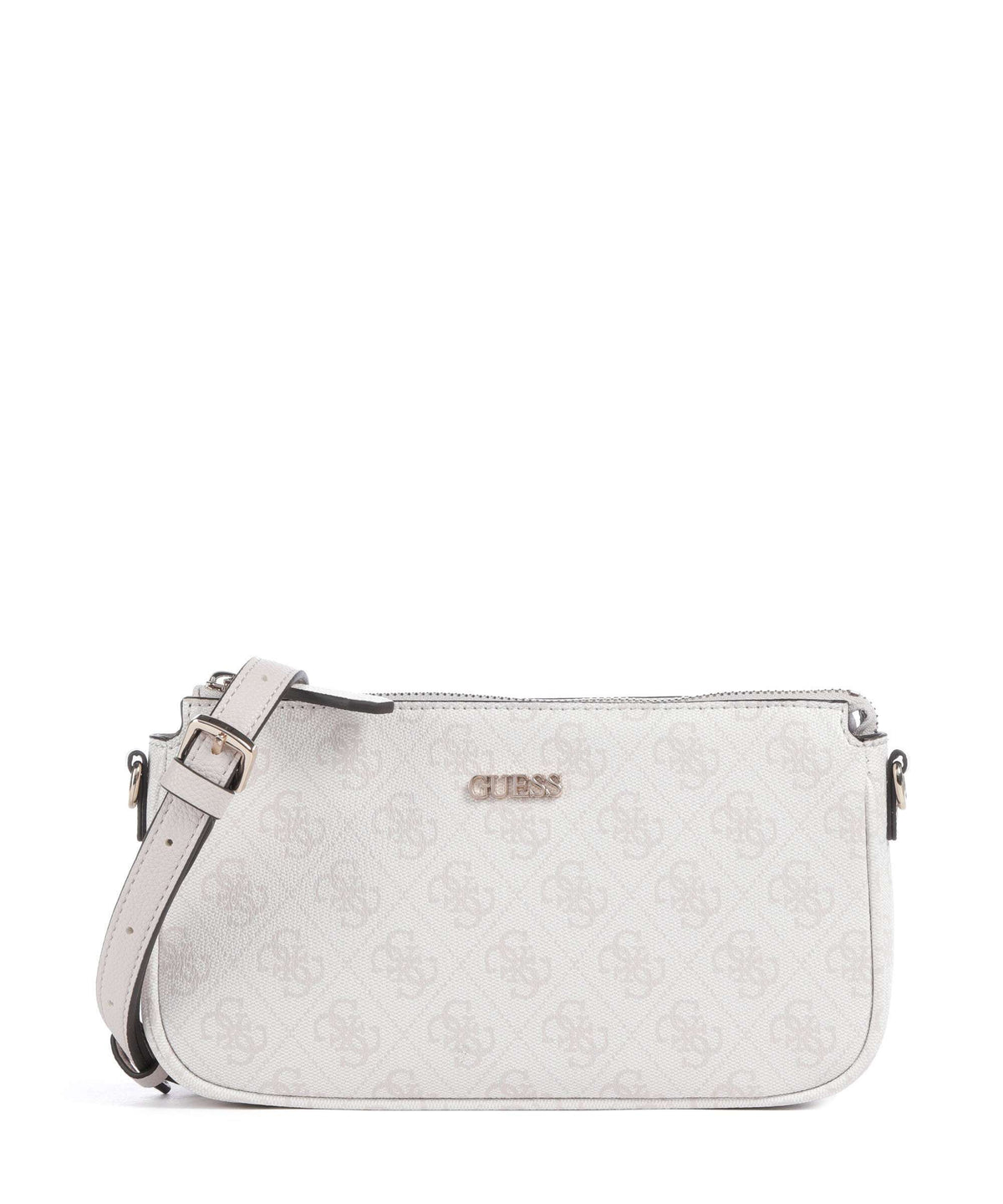 Guess Noelle 4G Logo Shoulder bag white logo