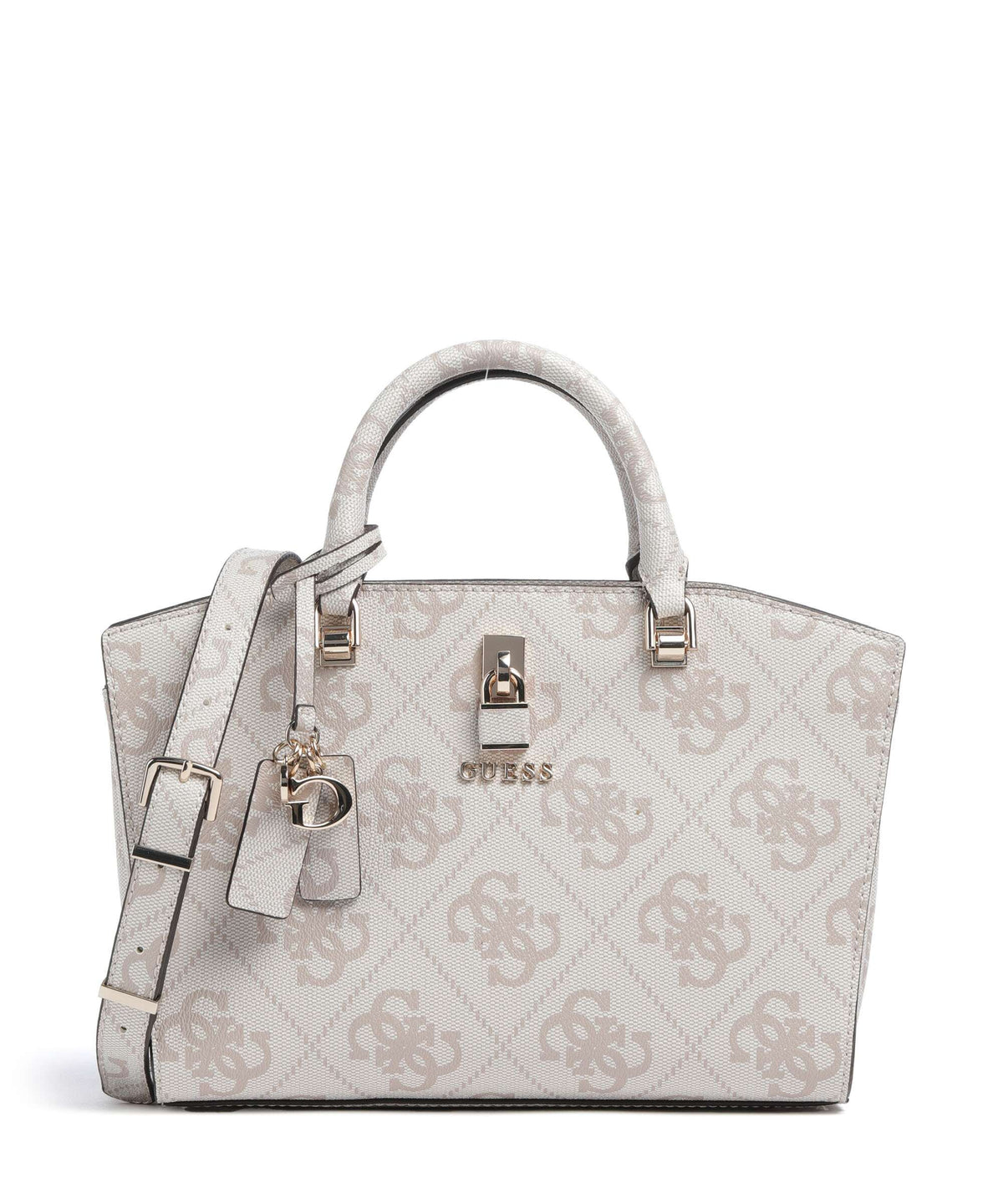 Guess Queensland Big 4G Logo Handbag dove logo