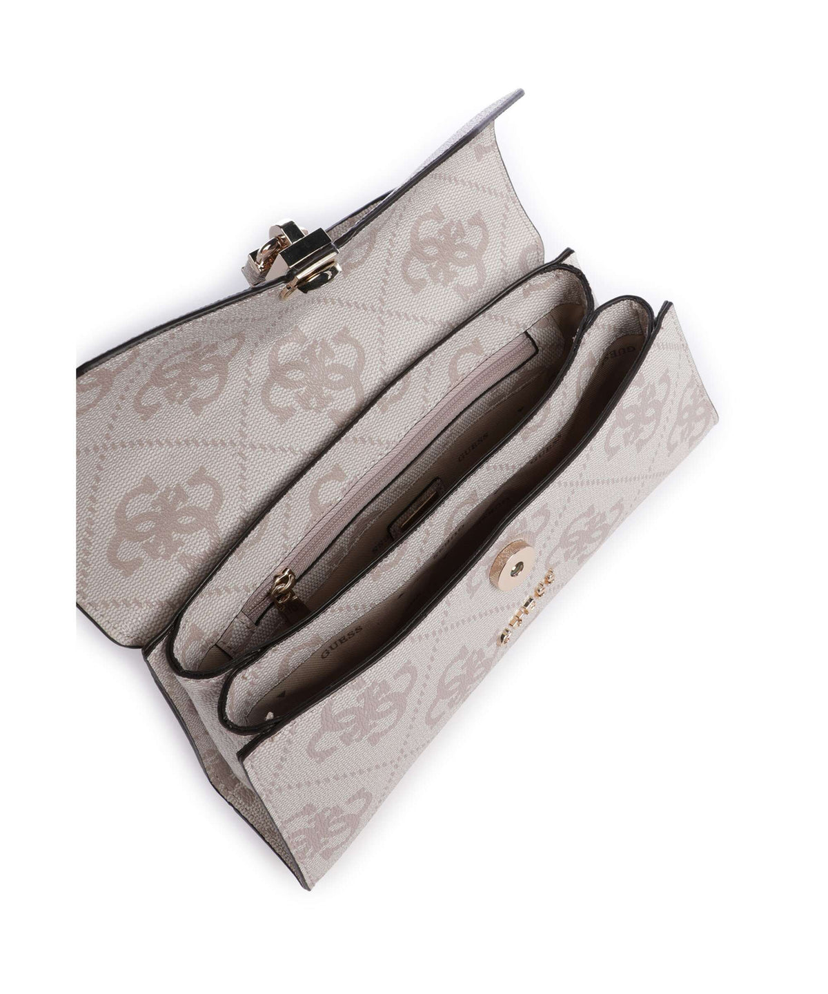 Guess Queensland Big 4G Logo Handbag dove logo