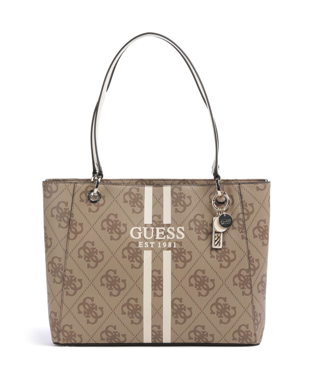 Guess Noelle 4G Logo Tote bag latte logo