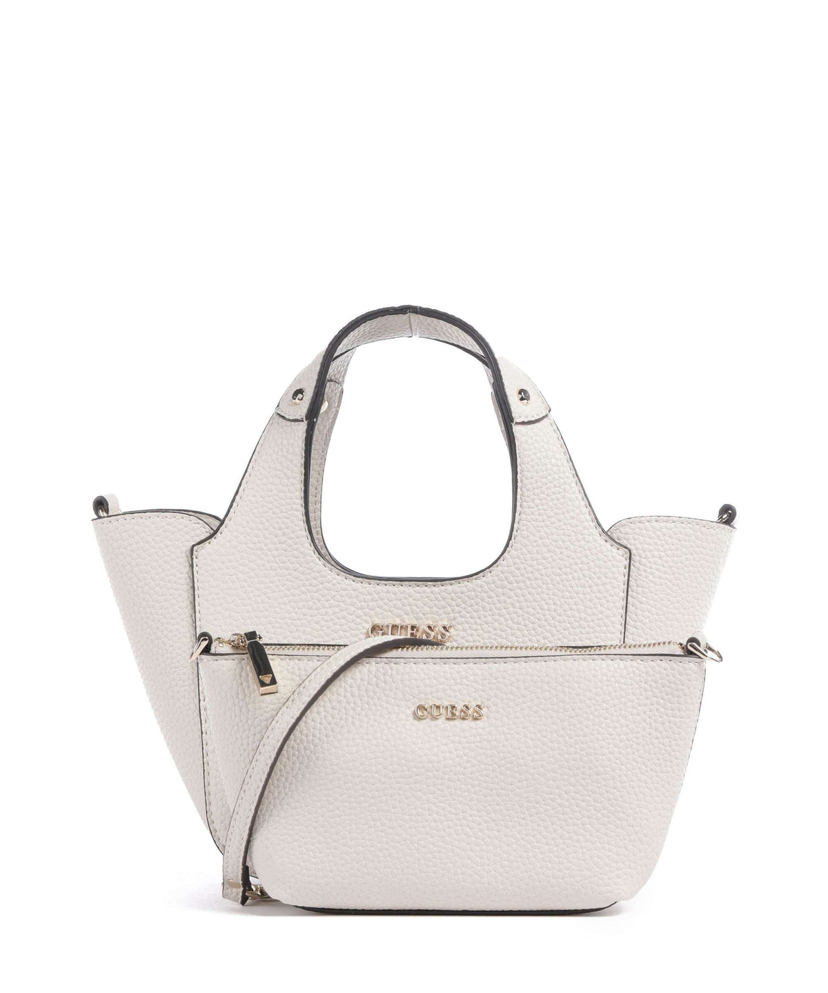 Guess Calista Mini Handbag bone