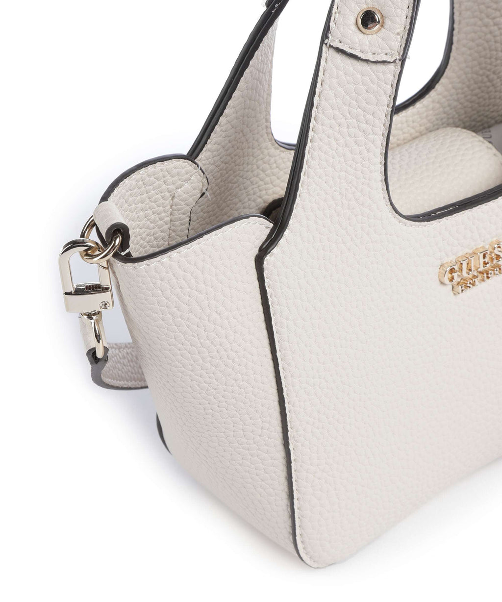 Guess Calista Mini Handbag bone