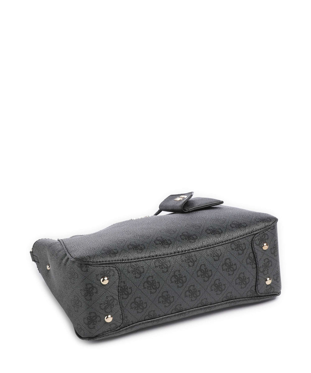Guess Brenton Handbag coal logo