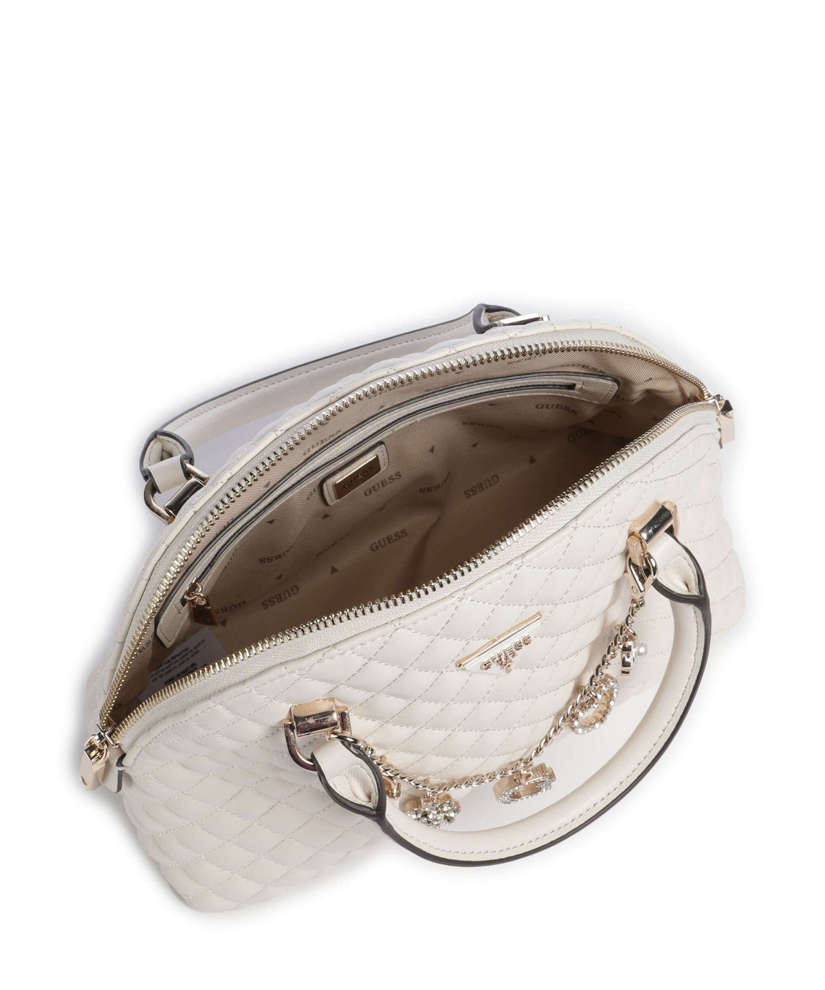 Guess Everlee Handbag offwhite
